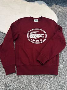 Authentic Lacoste Vintage-Style Crewneck Sweatshirt