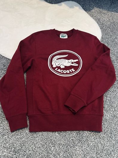 Authentic Lacoste Vintage-Style Crewneck Sweatshirt