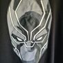 mens Primark MARVEL Black Panther Varsity jacket coat black Size XL Image 9
