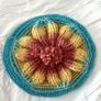 Handmade beret crochet flower Image 2