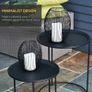2 Pack Metal Bedside Table Sofa End Side Night Stand Bedroom (FREE POSTAGE) Image 8