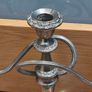 Silver Plated Three Arm Candelabra Candle Holder Vintage Antique Collectable Retro Image 5