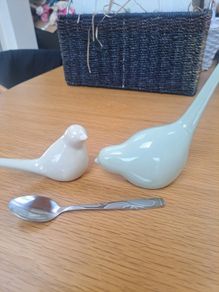 Ceramic birds X 2