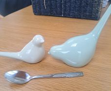 Ceramic birds X 2