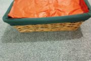 Gift wicker basket