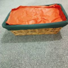 Gift wicker basket