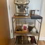 IKEA KUNGSFORS Stainless Steel Kitchen Trolley with Wooden Top Image 2