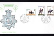 1975 Guernsey Militia Uniforms Definitive Stamp High Value First Day Cover (FDC)