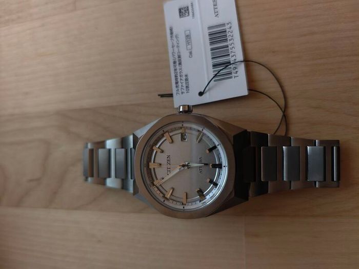 Brand New Citizen Attesa Super Titanium CB3040-56H (Eco-Drive Radio-Controlled) Full Set