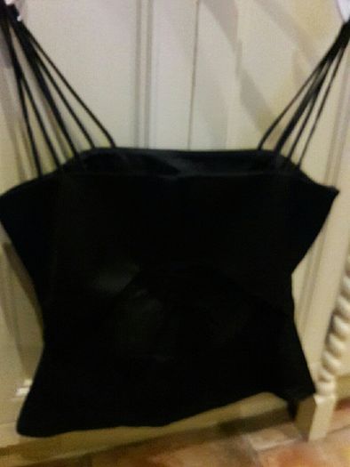 Black Frank Lyman dress top Size 14