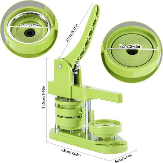 Badge Making Machine 58mm - Green - Brand New & Boxed