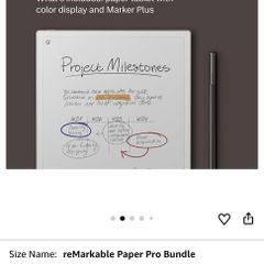reMarkable Essentials Bundle Paper Pro, E-Ink Tablet