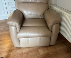 Leather Recliner Armchair