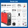 All in One Diesel Heater 5kw, 8kw. LCD. Image 9