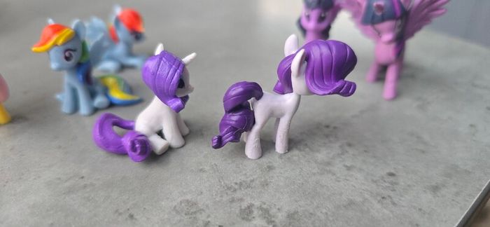 7 x HTF Tiny Mini Figures 1.5inch MLP G4 My Little Pony