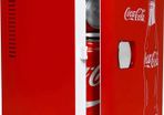 Coca Cola (Classic) 4 Liter/6 Can Portable Fridge/Mini Cooler for Food, Beverages, Skincare -Use at Home, Office, Dorm, Car, Boat-AC & DC Plugs Included (FREE POSTAGE)