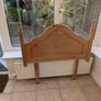 Free antique pine single headboard Image 2