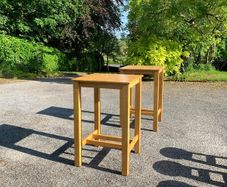 Pair of Solid Oak High tables Excellent Condition,
