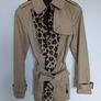 Coach coat with leather print Image 2