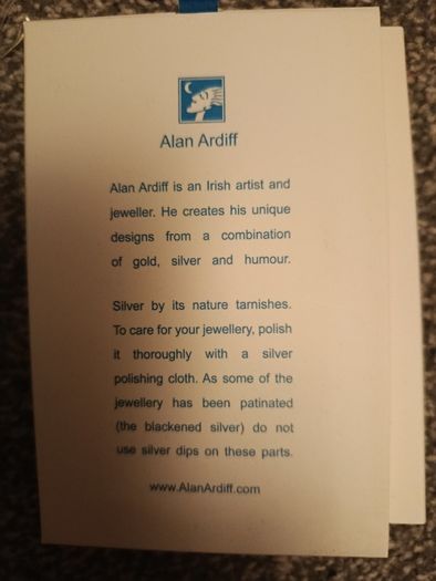 Alan Ardiff "Heart of Gold" pendant BRAND NEW never worn