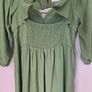 Monsoon green linen mix dress size UK 14 Image 5