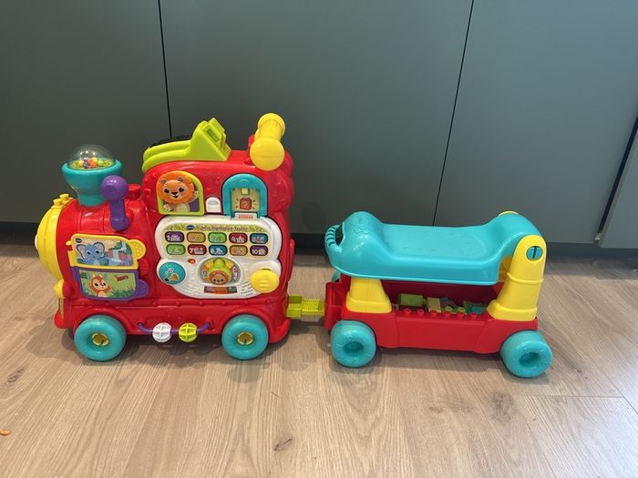 VTech Baby 4-in-1 Alphabet Train Ride On Red