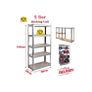 Garage Shelving Unit 180x90x40cm Extra Wide Heavy Duty Racking Shelves Freestanding for Workshop Shed Office Storage, 5 Tier (175KG Per Shelf), 875Kg Image 2
