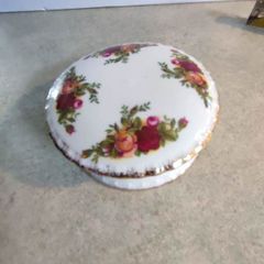 Royal Albert Old Country Roses Lidded Trinket Pot