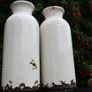 Vintage Ceramic Bottle Vases 14" Height Image 3