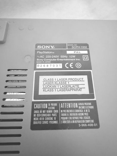 Sony PlayStation 1 PS1 Audiophile
