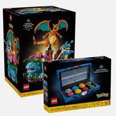Lego Pokemon 72153 and Kanto Badge Region Collection 40892