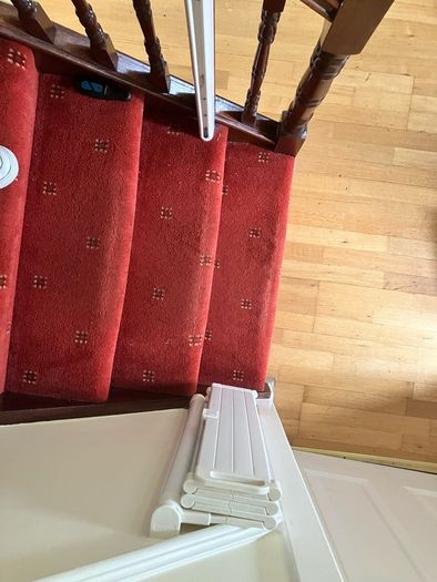 Two Babydan auto retracting stair gates plus brand new extensions
