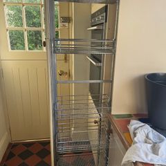 Pull-out kitchen Units  - chrome wire baskets