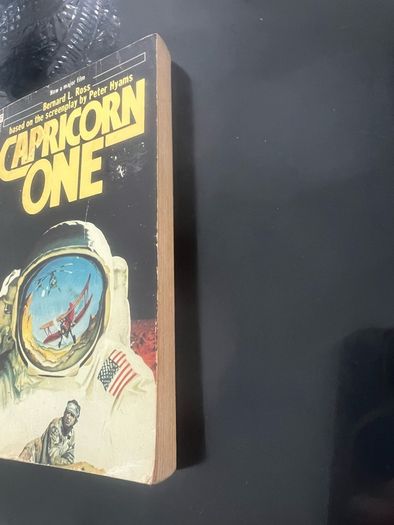 Rare Capricorn One Book 1st Print Paperback. Film. Bernard L Ross 1978 Vintage