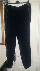 Genuine Zizzi black/silver harem style pants size UK22 EUR50 Perfect condition Postage included