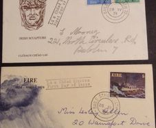 1974 First Day Covers, RNLI, Europa sculpture, UPU
