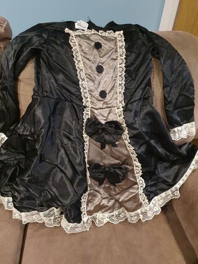 Halloween Dark Doll dress with headband