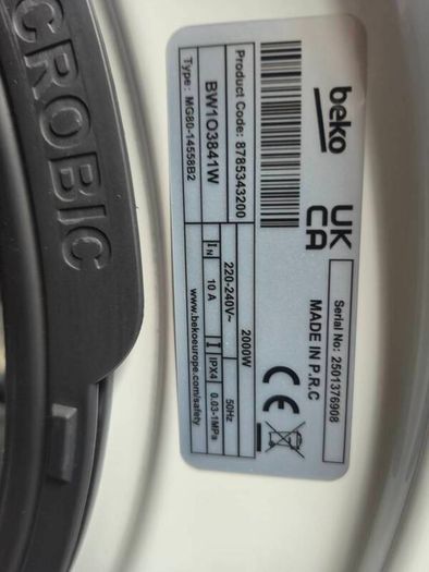 NEW Beko Washing Machine 8kg
