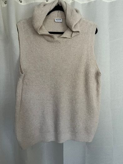 Noisy May Sleeveless Tunic Jumper With Hood