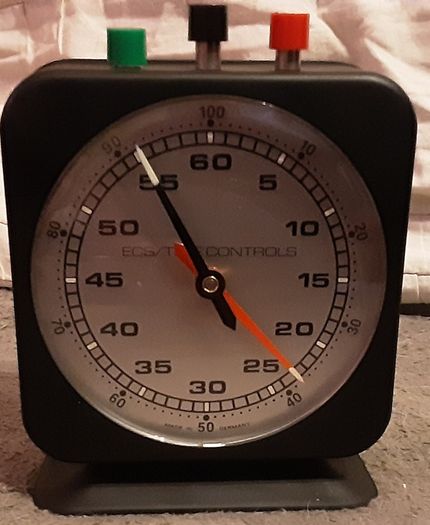 clock for the dark room/ photographer