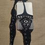 Sexy stretchy fishnet stockings with shiny pieces Image 5