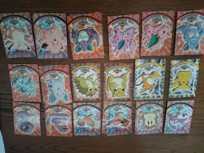 pokem topps blue edition
