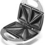 Sandwich Toaster and Toastie Maker, 2-Slice, Non-Stick, 750 W, White and Stainless Steel (FREE POSTAGE) Image 5