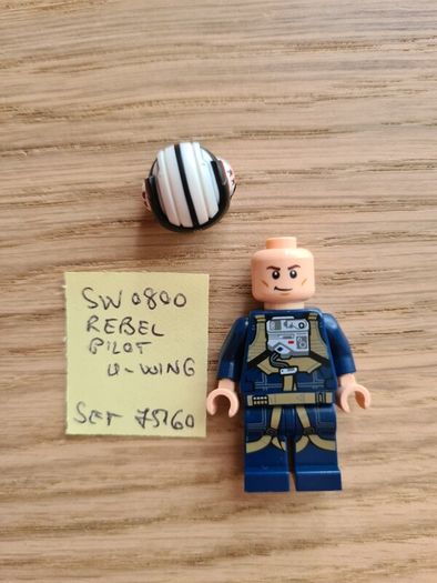 lego sw0800 rebel pilot U-wing, set star wars 75160