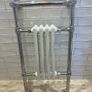 Stunning chrome and enamel towel radiator Image 3