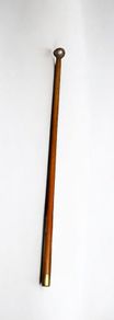 Beautiful antique walking stick with silver knob