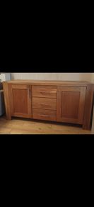 Oak side board
