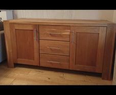 Oak side board