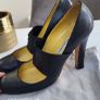 Manolo Blahnik black leather heels Sz 41 (Fit 8-8.5UK) - Rrp 595 (New) Image 4