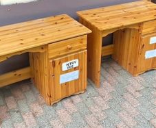 wooden desk